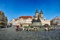 Jan Hus Monument on StaromÃâºstskÃÂ© nÃÂ¡mÃâºstÃÂ­ Old Town Square Royalty Free Stock Photo